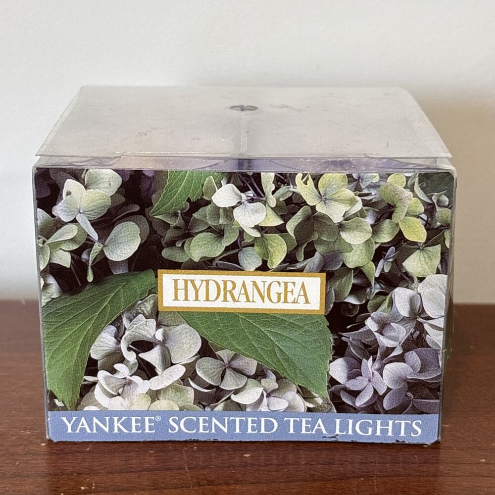 Yankee Candle HYDRANGEA 12 Scented Tea Light Candles New Retired Scent
